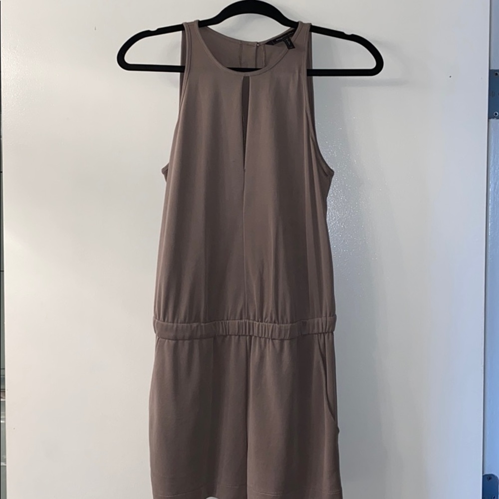 BCBG Modal tan romper